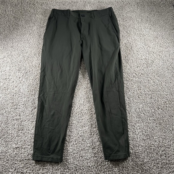 Public Rec Pants Men 32x28 Green Performance Chino Stretch Outdoors Light Casual - Picture 1 of 12